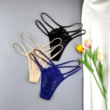 3 Pcs Lace Thin Strap Thongs
