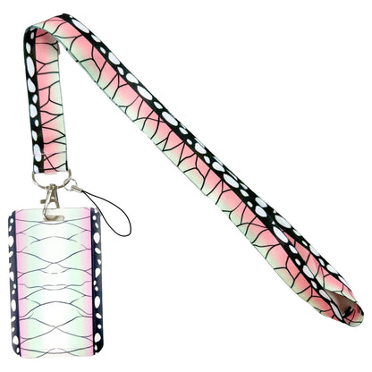 Anime Character Lanyard with ID Card Holder & Keychain