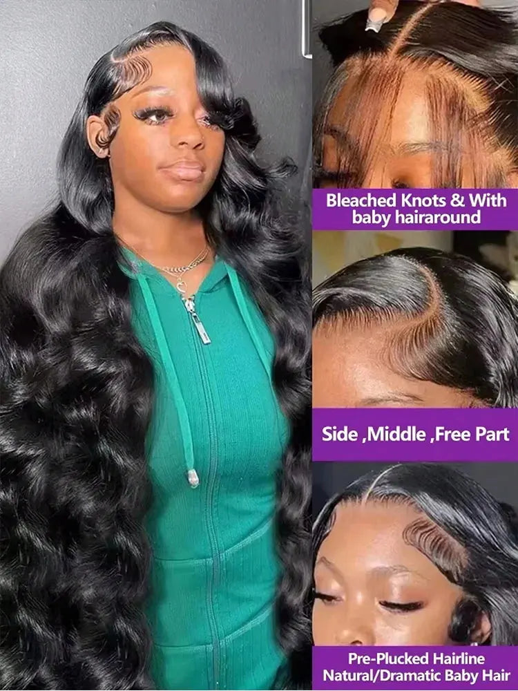 Body Wave 13x6 Lace Frontal Wig Human Hair