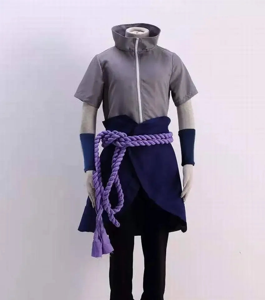 Anime Uchiha Sasuke Cosplay Costume Set