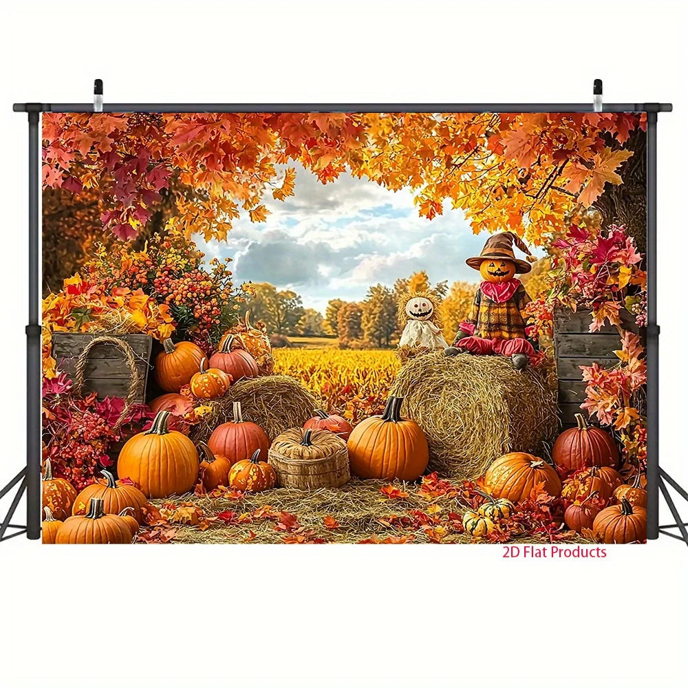 Rustic Autumn Farmhouse Wall Tapestry