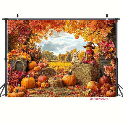 Rustic Autumn Farmhouse Wall Tapestry