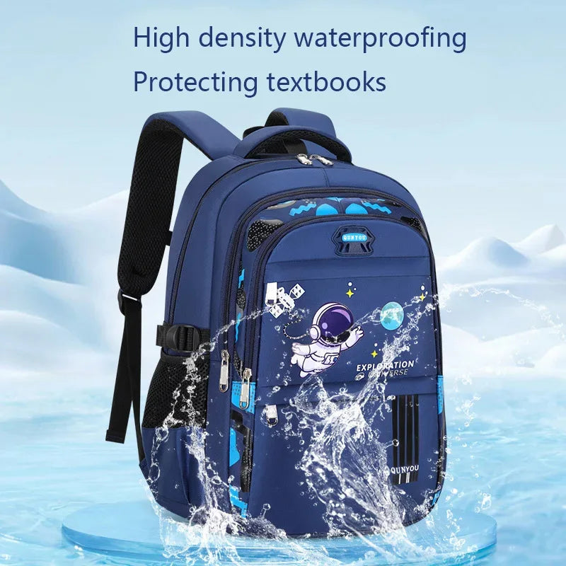 Kids Waterproof Astronaut School Backpack