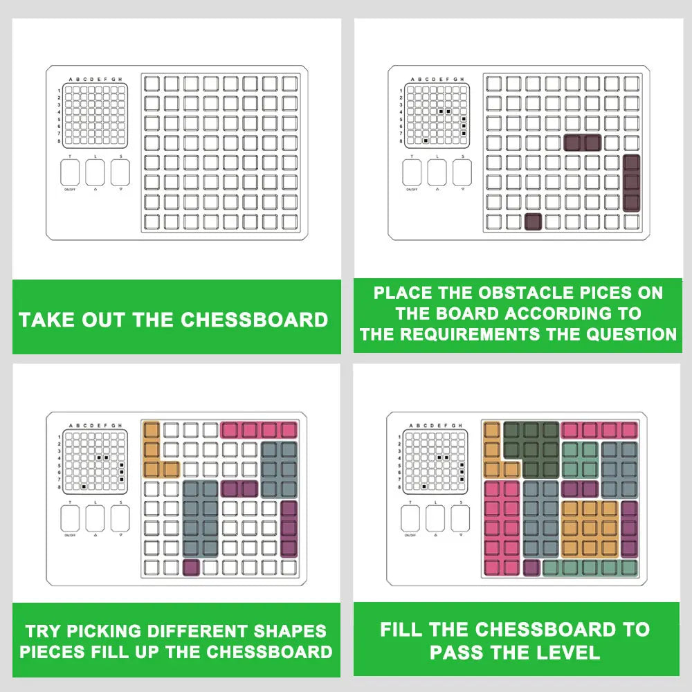 Smart Electronic Slide Puzzle & STEM Logic Game
