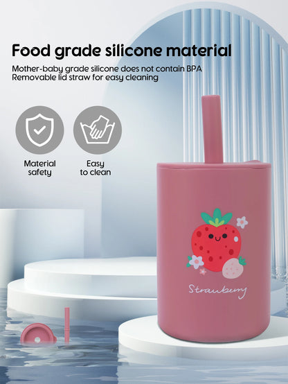 Silicone Sippy Cup with Lid