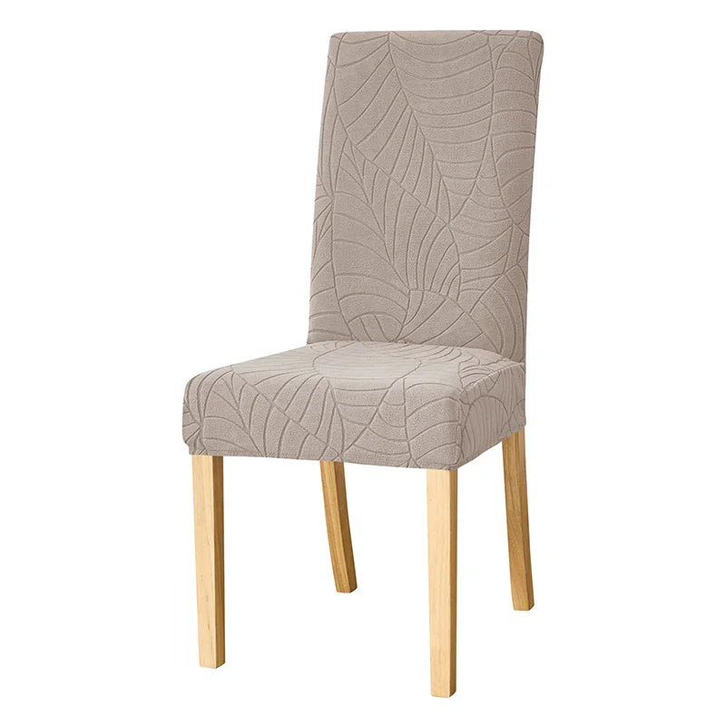 Universal Waterproof Stretch Jacquard Dining Chair Covers – Elastic Spandex Slipcover Seat Protector