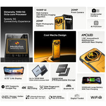 Global Version DOOGEE S200 X 5G Rugged 7050 12GB RAM 512GB ROM AI Triple Camera Cellphone