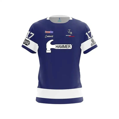 Hammer Swirl Graphic Performance Bowling Jersey