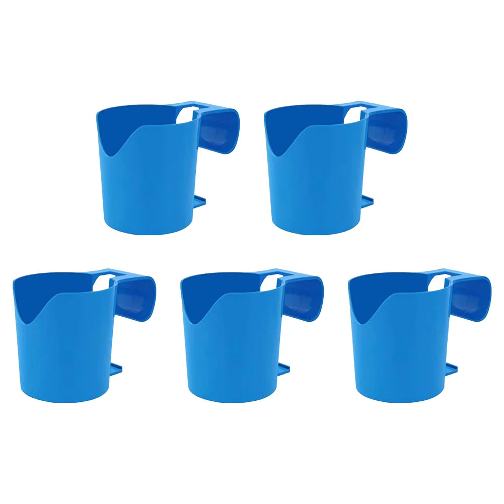 No-Punch Above Ground Poolside Cup Holder & Storage Shelf