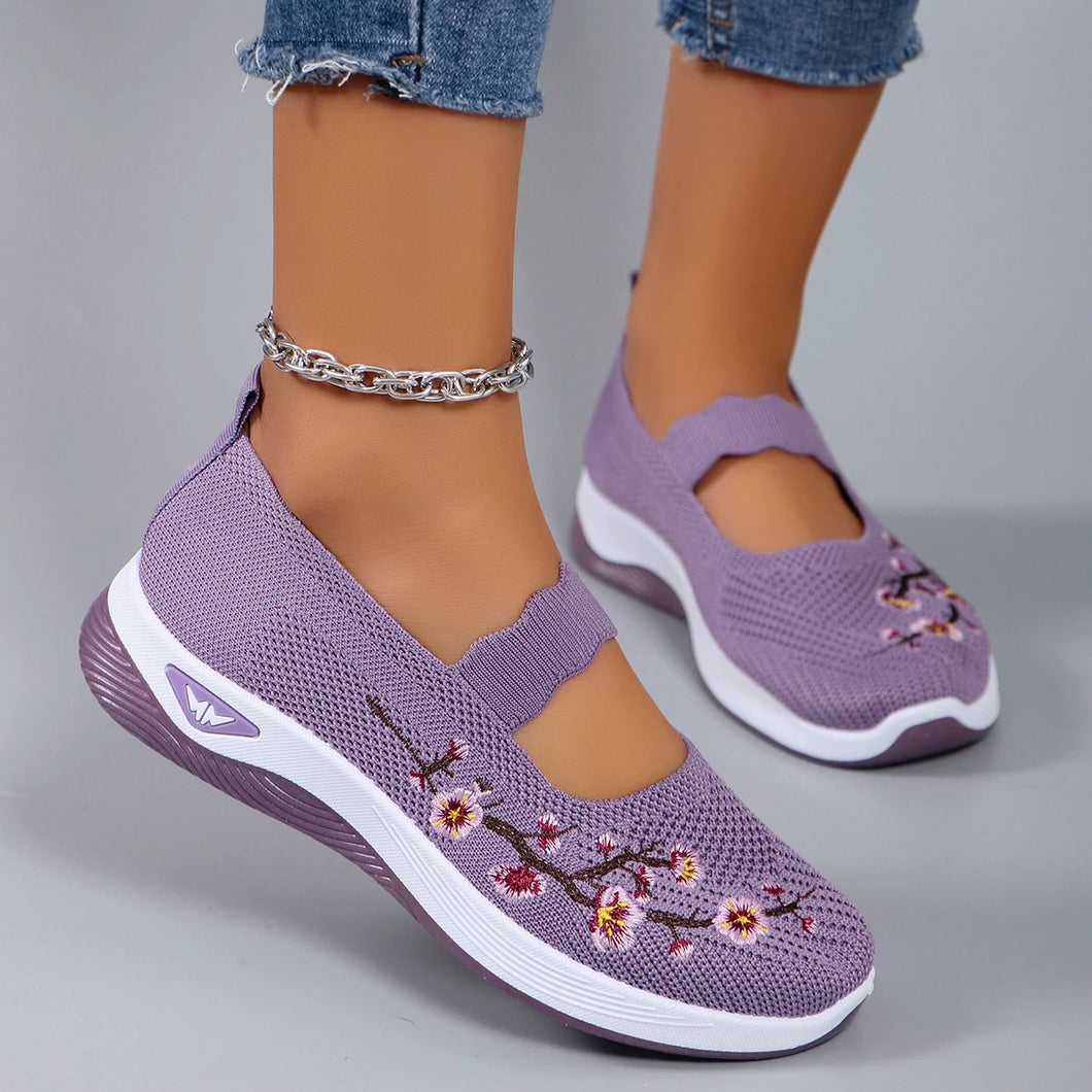 Breathable Mesh Flat Casual Shoes