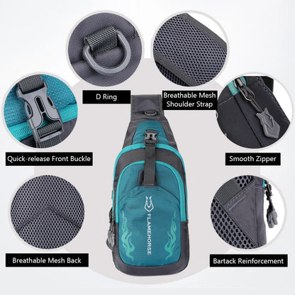 Sling Crossbody Waterproof Lightweight Chest Bag