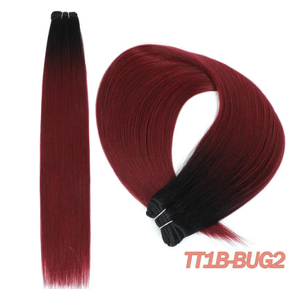 Bone Straight Synthetic Hair Bundles