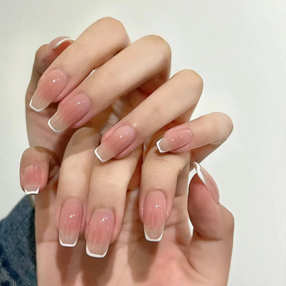 24pcs Mid Length Removable Wear Full Cover Nails