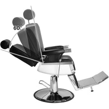 500 lbs Heavy-Duty Reclining Barber Chair 360° Swivel