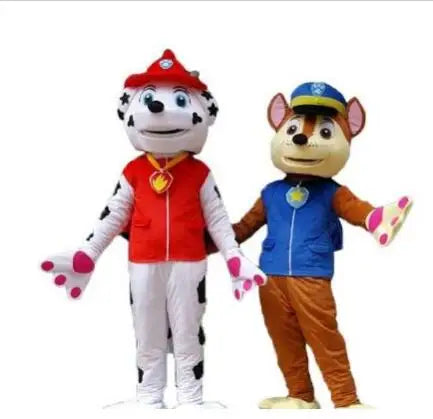 Adult Blue Cartoon Dog Mascot Costume – Full Body Party Outfit