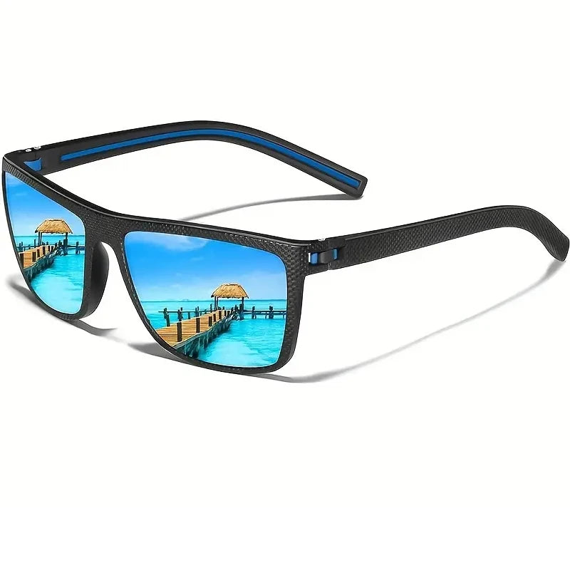 Square Polarized Lightweight Frame Sunglasses