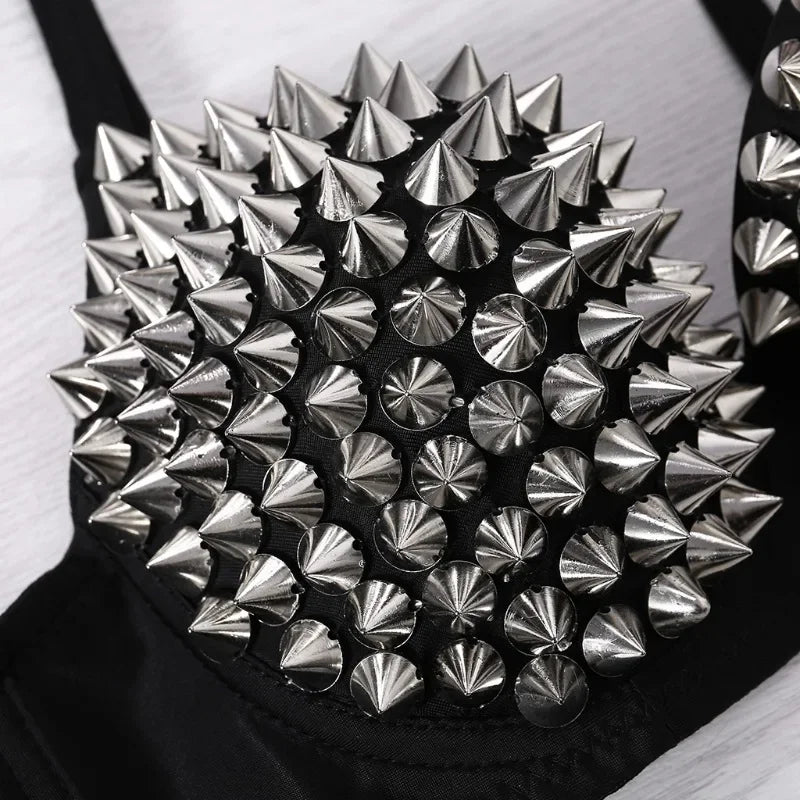 Women's Wireless Push-Up Plunge Sequined Bra