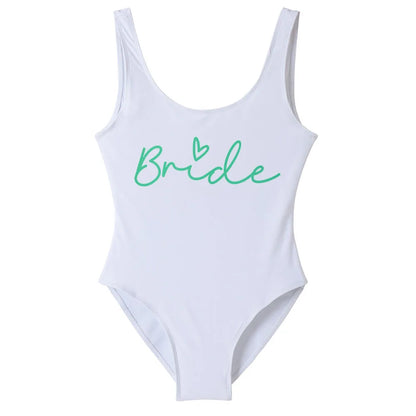 Team Bride One-Piece Swimsuit