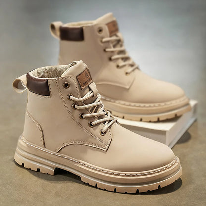 Men's Heavy-Duty High-Top Ankle Boots