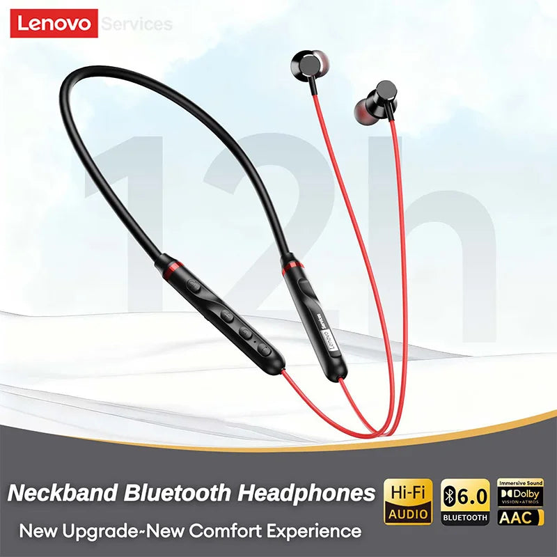 Lenovo Y111 Bluetooth 6.0 Neckband Earbuds