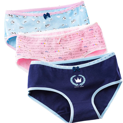 3Pcs Cotton Seamless Panties