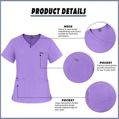 Bioscrubs Women's Ultra-Soft Medical Scrubs Set (Top & Pants)