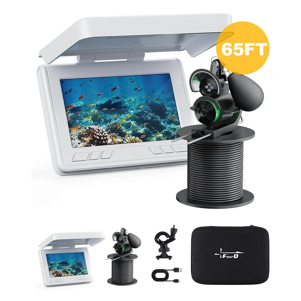 FOURQ Portable 4.3" HD Underwater Fishing Camera & Depth Finder