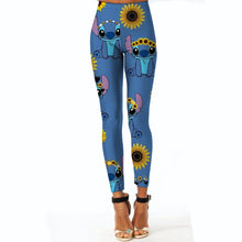 Colorful Print Ankle High Leggings