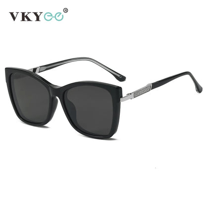 VICKY TR90 Polarized Magnetic Clip-on Sunglasses for Men and Women