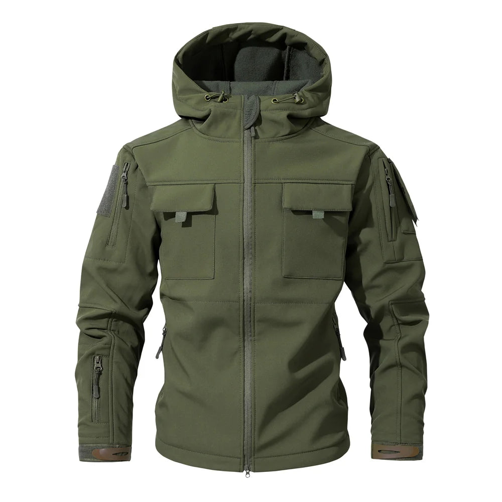 Softshell Fleece Lined Tactical Windproof Waterproof Jacket