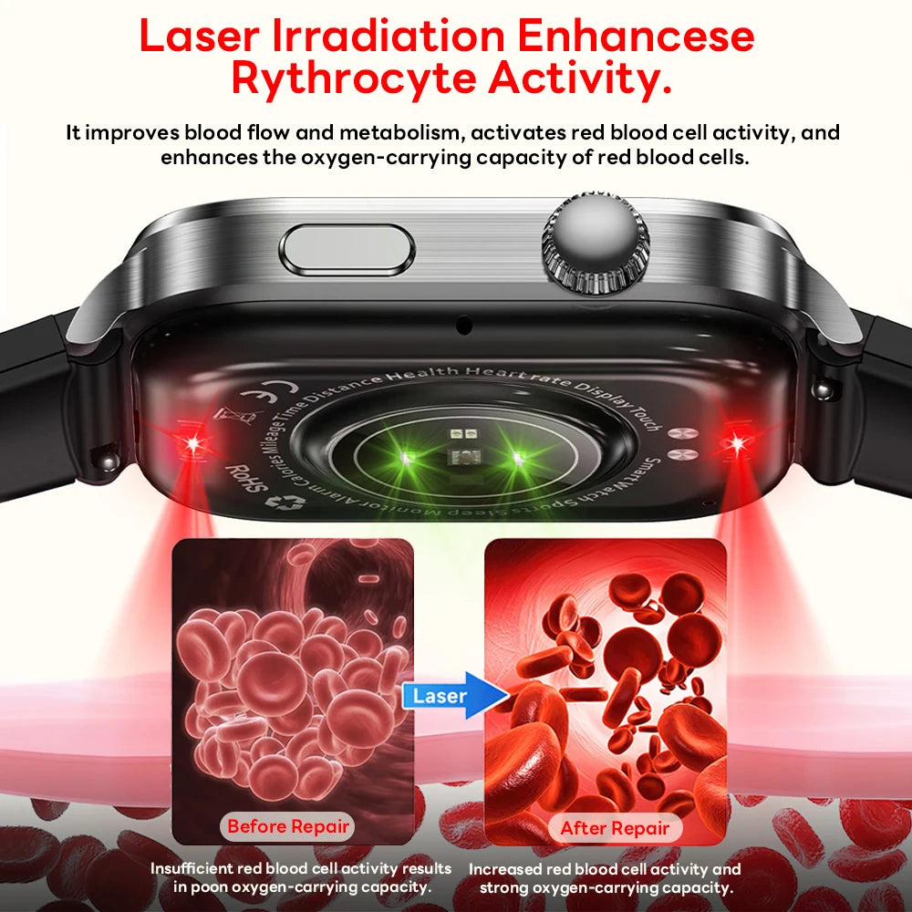 Dual Laser Therapy Smart Watch