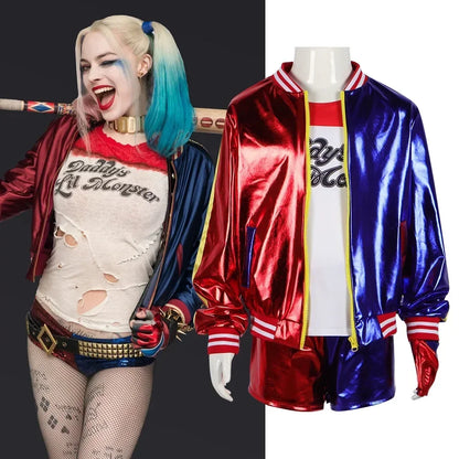 Women's Harley Quinn Cosplay Costume Set