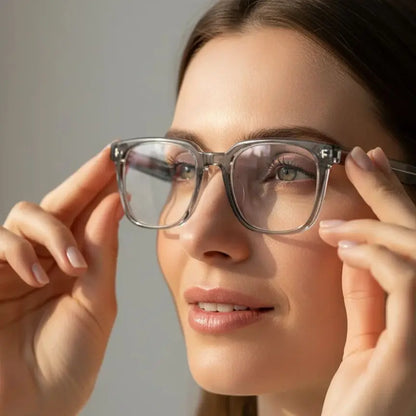 TR90 Lightweight Round Frame Optical Glasses