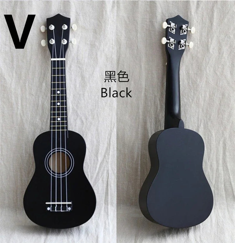 21-Inch Soprano Ukulele Starter Kit - Mahogany Wood & Nylon Strings