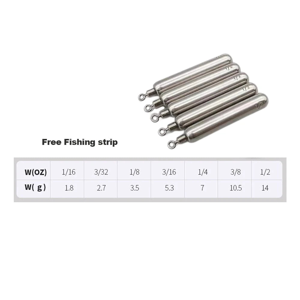 Premium Tungsten Drop Shot & Jika Rig Fishing Weights