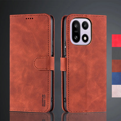 Faux Leather Card Holder Flip Wallet Case for OnePlus 15 – Shockproof Cover with Lanyard & Optional Screen Protector