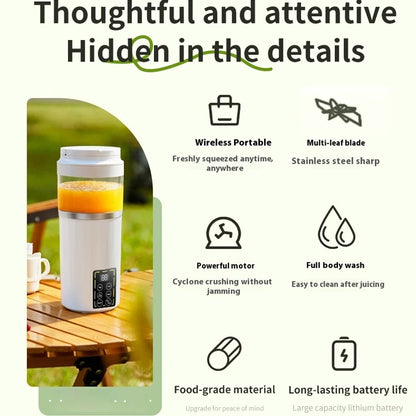 Portable USB Rechargeable Electric Blender & Juicer