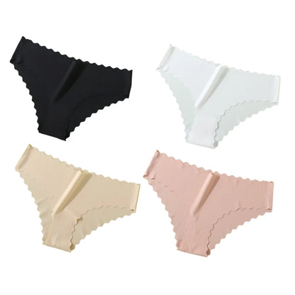 4Pcs Seamless Low Rise Briefs