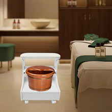 Foot Rest Pedicure Trolley Stool with Wheels