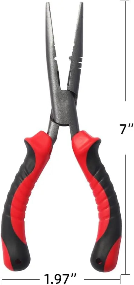 Fishing Pliers with Tungsten Cutters