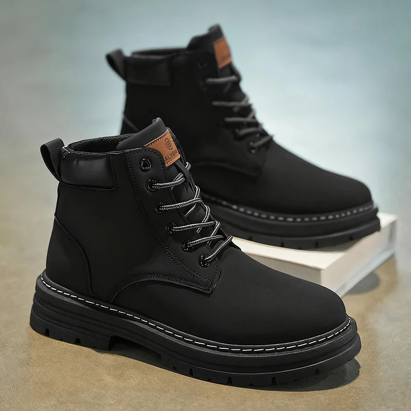 Men's Heavy-Duty High-Top Ankle Boots