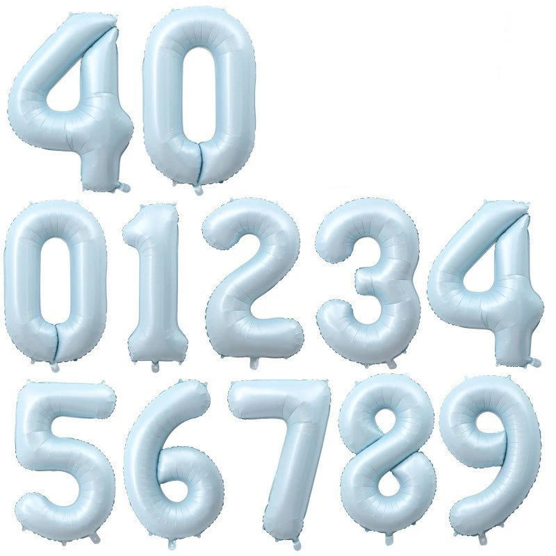 40-Inch Large Foil Number Balloons
