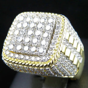 Huitan Trendy Cubic  Micro Paved Cubic Zirconia Rings
