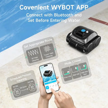 WYBOT C1 Pool Robot Vacuum for Inground Pools 4-in-1 Cordless Lasts 150min
