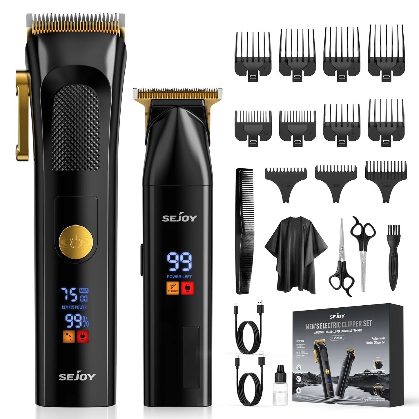 Sejoy Electric Hair Trimmer Set