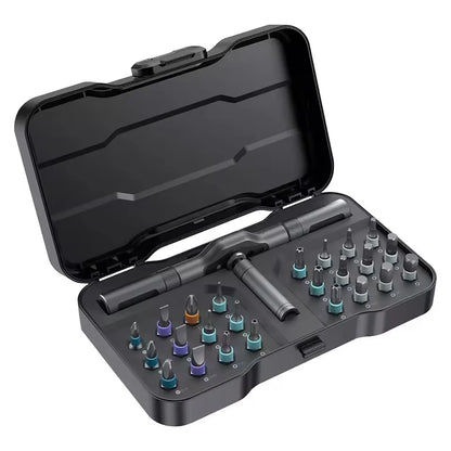 24-in-1 Multifunctional Screwdriver and Ratchet Wrench Set