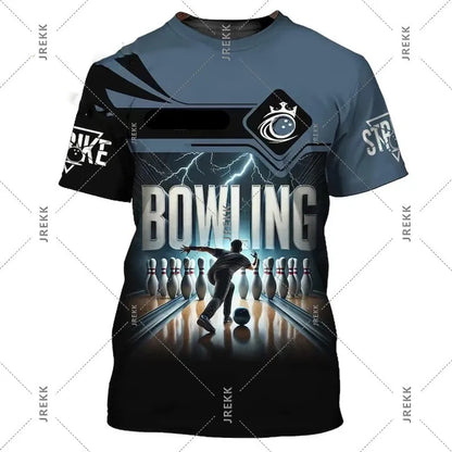 Men's Custom Name Bowling T-Shirt