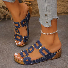 Roman Style Open Toe Summer Wedges