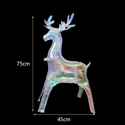 Standing Santa Claus Christmas Foil Balloon Decoration