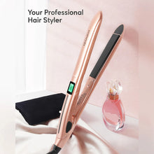 Titanium Flat Iron Hair Straightener with Digital LCD Display
